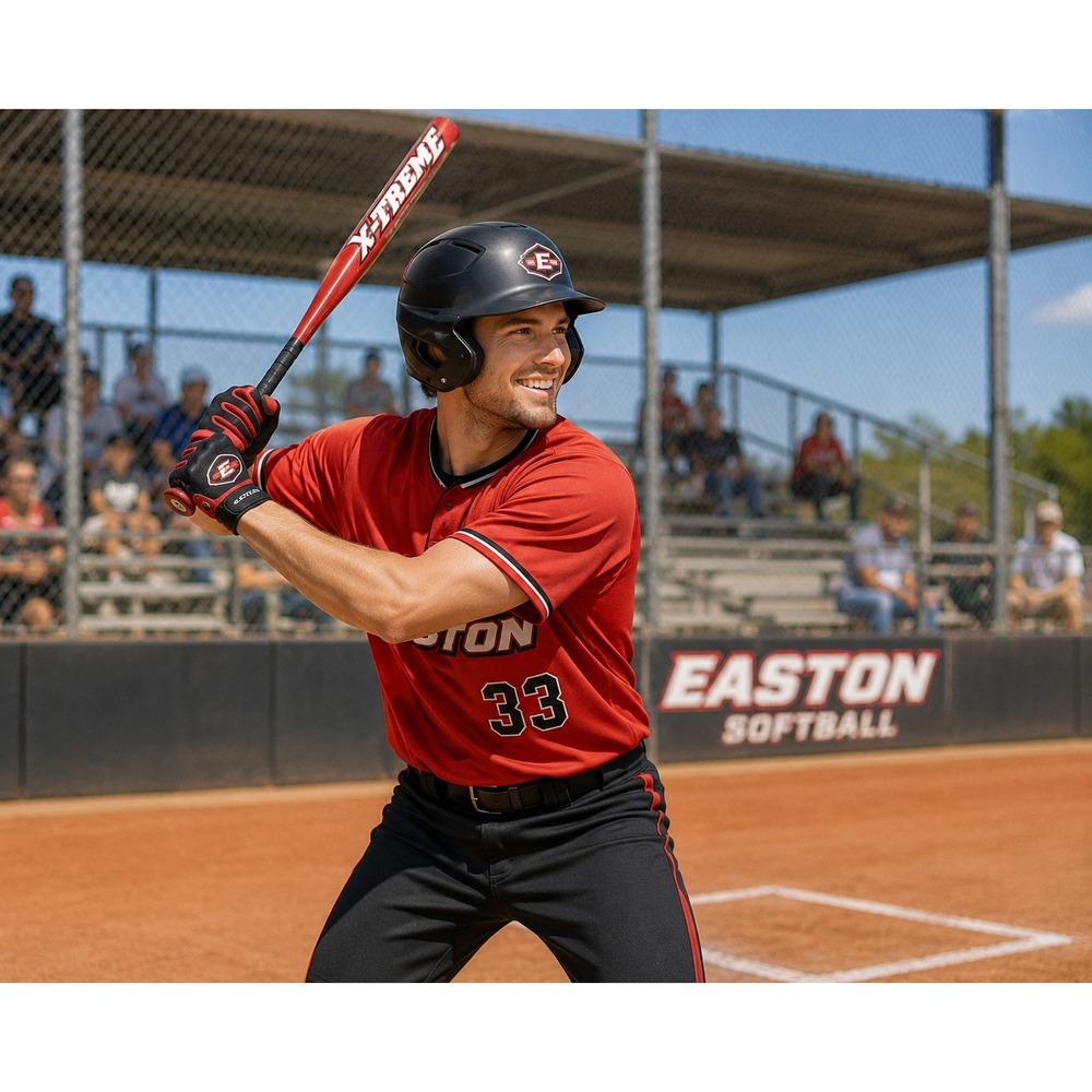 Easton X-Treme SPP19 Slowpitch Softball Bat 33in 26oz Red ASA NSA ISF Certified